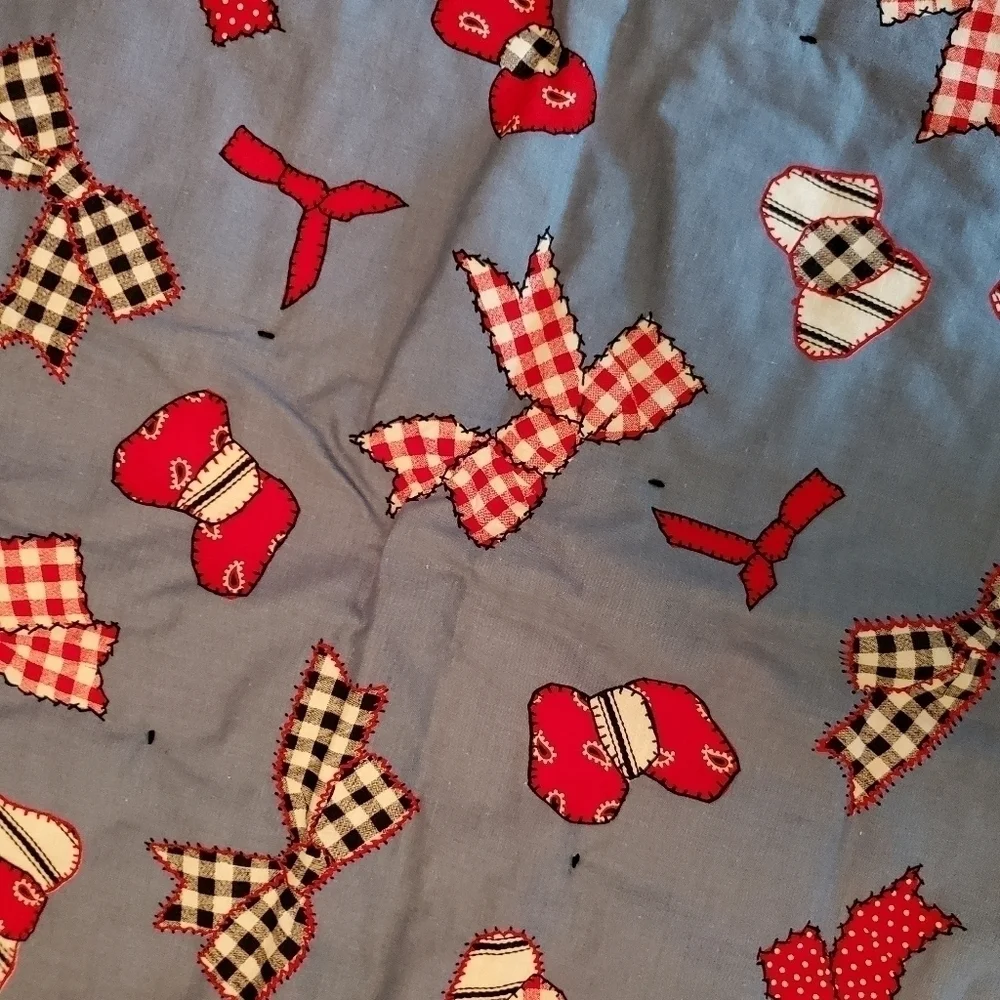 WESTERN THEME BOWS BABY BLANKET